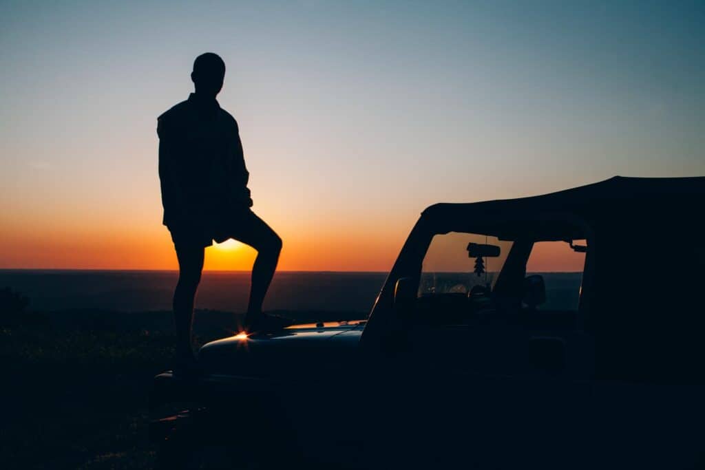 Man feeling confident after individual therapy in Lawrenceville, GA.