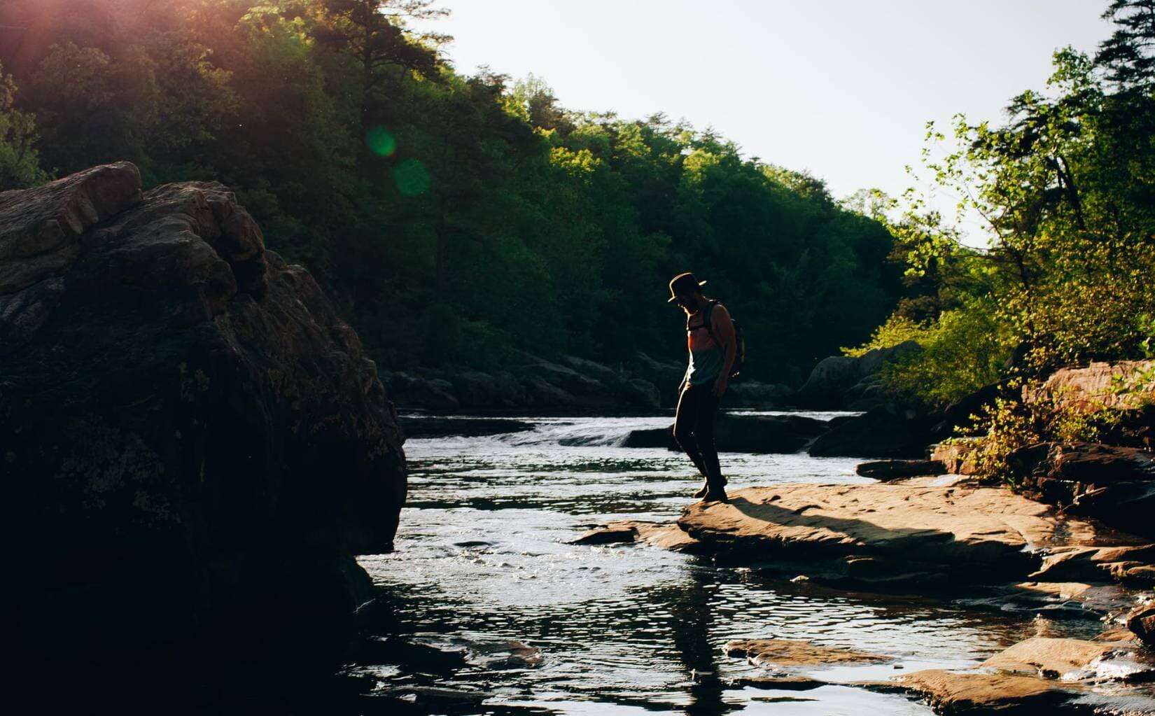 Man enjoying an outdoor activity in our THOR Approved Program in Georgia.