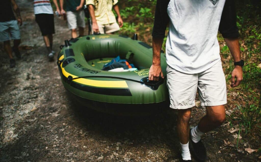 Outdoor group activity supporting recovery at our rehab near Dacula, GA.